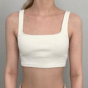 White aerie bikini top